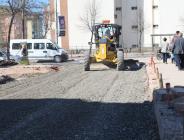 Fatsa Fatih mahallesinde parke taş çalışması