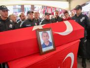 Şehit Polis Memuru Son Yolculuğuna Uğurlandı
