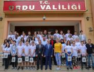 Misafir Öğrencilerden, Vali Yavuz’a Ziyaret