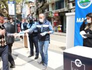 BUGÜN 55 BİN MASKE DAĞITTIK