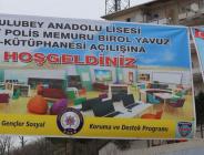 Şehit Polis Memuru Adına Yapılan Kütüphane Açıldı