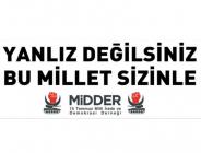 ORDU MİDDER’DEN BİRLİK BERABERLİK MESAJI