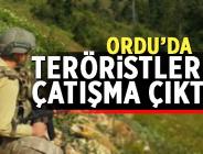 Ordu’da teröristlerle çatışma