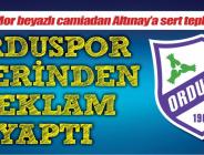 Orduspor Yönetimi’nden Teknik Direktöre Sert Tepki