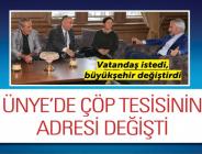 Ünye’de Vatandaş istedi, Büyükşehir Değiştirdi