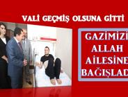 Valimizden Askerimize geçmiş olsun ziyareti