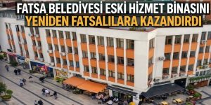 Fatsa Belediyesi Eski Hizmet Binası Yeniden Belediyenin!