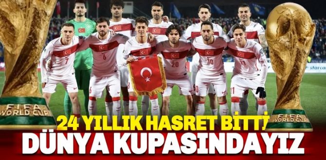 24 Yıllık Hasret Bitti: A Milli Takımımız 2026 Dünya Kupası’nda!