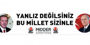 ORDU MİDDER’DEN BİRLİK BERABERLİK MESAJI