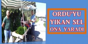 Ordu’da Sel Tek Ona Yaradı